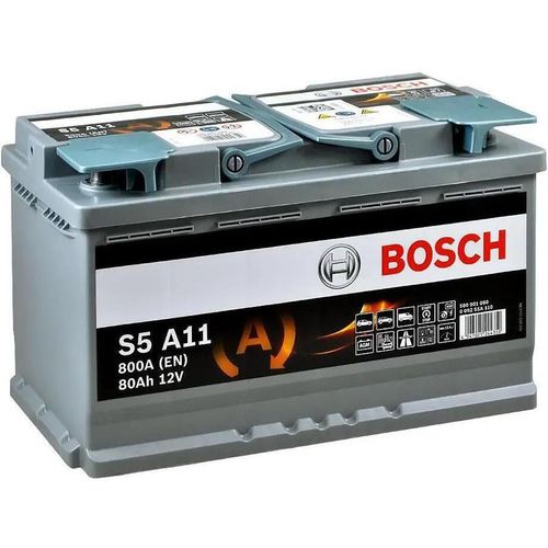 cumpără Acumulator auto Bosch S5 AGM 12V 81Ah 800EN 315x175x190 -/+ (0092S5A110) în Chișinău 