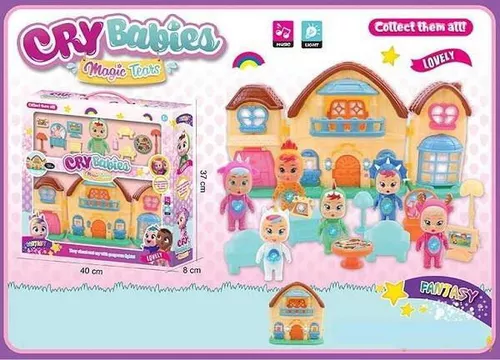 cumpără Căsuță pentru păpuși Essa 5585-D1 căsuță Cry Babies lumină/sunet în Chișinău 