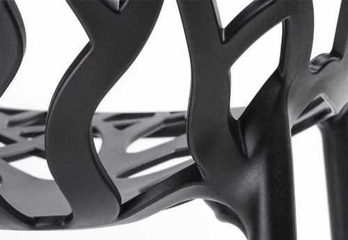 купить Стул Jumi CM-102064 Scaun terasa ALBERO din plastic, Negru в Кишинёве 