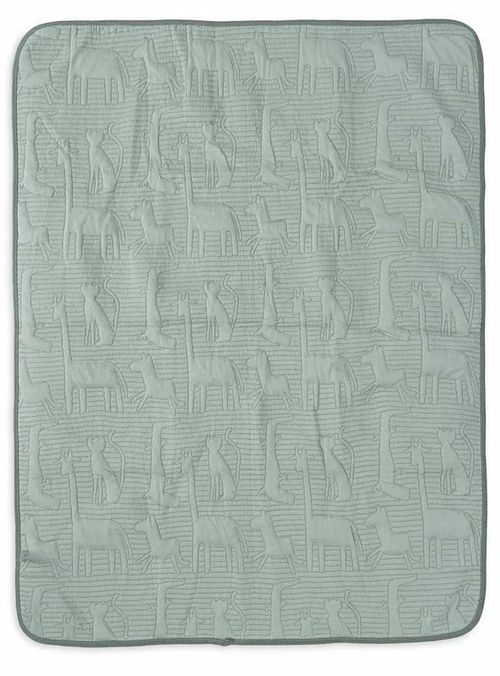 cumpără Lenjerie de pat pentru copii Jollein 516-511-68036 Paturica Jungle Jambo Ash Green/Laurel, 75x100cm în Chișinău 