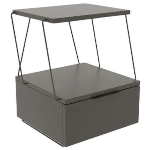 cumpără Noptieră Trendy Tekoba Antracit, 42x52x41cm (GTR001530) în Chișinău 
