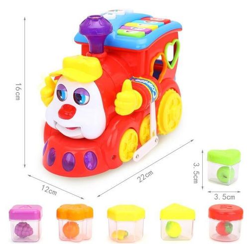 купить Музыкальная игрушка Hola Toys 556 Tren cu muz si lumina в Кишинёве 