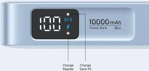 cumpără Acumulator extern USB (Powerbank) Ugreen 65958B, Power Bank MagFlow Qi2.2 10000mAh, 30W, Starlight Blue în Chișinău 