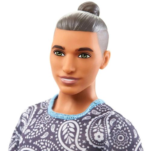 купить Кукла Barbie HPF80 Ken Fashionist în tricou cu imprimeu paisley в Кишинёве 