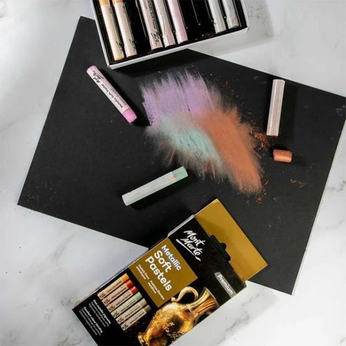 cumpără Set de creație Mont Marte MMPT0058 Set pasteluri moi cu efect metalic Premium, 10 buc în Chișinău 