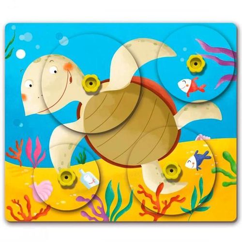 cumpără Puzzle Quercetti Q0611 Giro Puzzle Montessori în Chișinău 