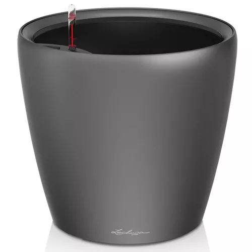 купить Цветочный горшок Lechuza Classico Premium 21 LS, Charcoal в Кишинёве 