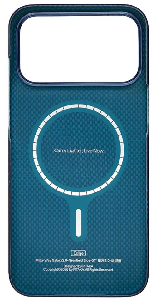 cumpără Husă pentru smartphone Pitaka Edge iPhone 18 Pro (Nearfield Blue), KI1805P în Chișinău 