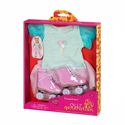 cumpără Păpușă Battat BD30472Z Imbracaminte păpuși Our Generation 46cm Ice cream, 57460 în Chișinău 