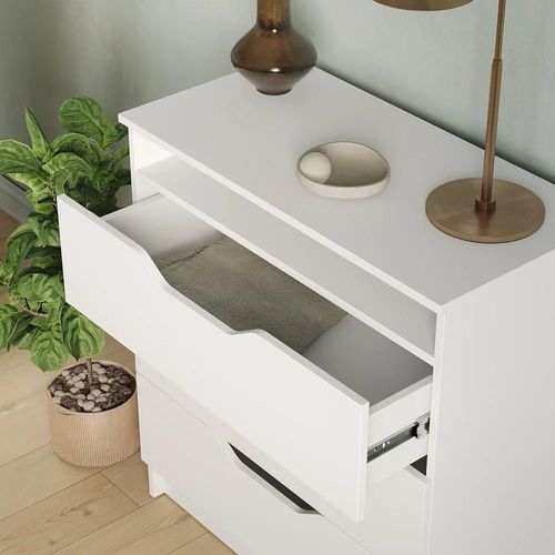 cumpără Comodă MebelStar 800 LILU 81x40x89 White (MBS-1301) în Chișinău 