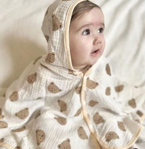 купить Аксессуар для купания Sensillo 50030 Пончо Muslin в Кишинёве 