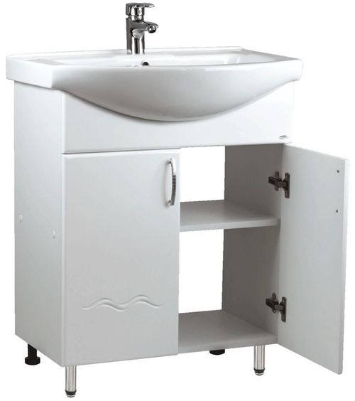 купить Шкаф под умывальник Mashtab 11555 Clasic cu 2 usi 50cm Alb в Кишинёве 