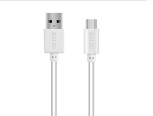 купить ACME CB1042W USB type-C cable, 2m, White в Кишинёве 