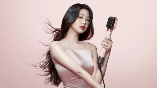 купить Прибор для укладки Dyson HS09 Airwrap Co-anda2x, Straight+Wavy Ceramic pink/Rose gold в Кишинёве 