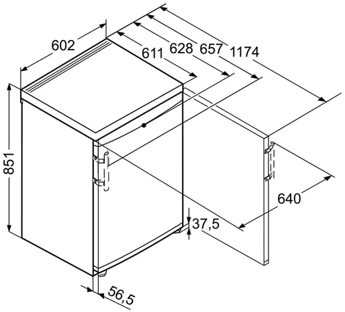купить Морозильник Liebherr GNP 1066 в Кишинёве 