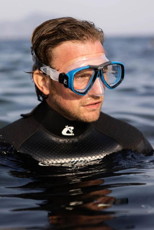 купить Аксессуар для плавания Cressi-Sub Masca inot FOCUS MASK sil clear/frame aquamarine (DS241063) в Кишинёве 