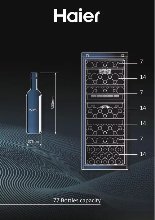 cumpără Frigider pentru vin Haier HWS77GDAU1 în Chișinău 