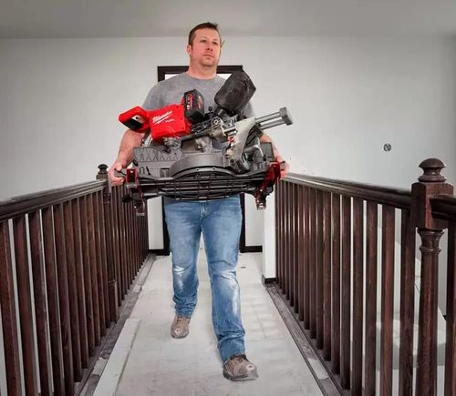 купить Стационарный инструмент Milwaukee 4933471122 fierăstrău circular staționar tăieri inclinate, M18FMS305-121 в Кишинёве 