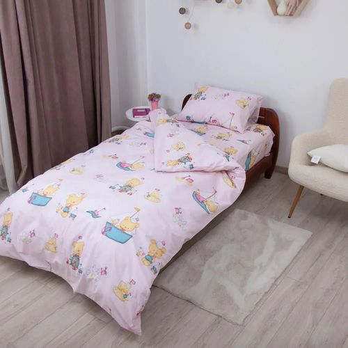 купить Домашний текстиль Relaxe Home Подростковое постельное бельё Soft Dreams 145x210 см Pink sailor в Кишинёве 