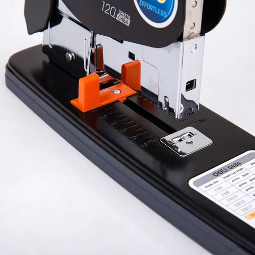 купить Степлер канцелярский Deli DLE0484 Capsator Pro, 120 foi, negru в Кишинёве 