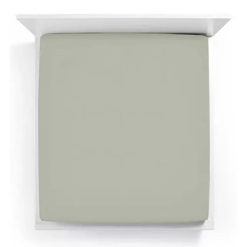 cumpără Lenjerie de pat Formesse 035-19-0633 Fitted Sheet Bella Gracia standard 180x190-200x220 Grey green în Chișinău 
