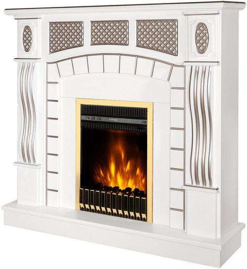 купить Камин электрический ArtFlame Amsterdam white & Gala gold в Кишинёве 