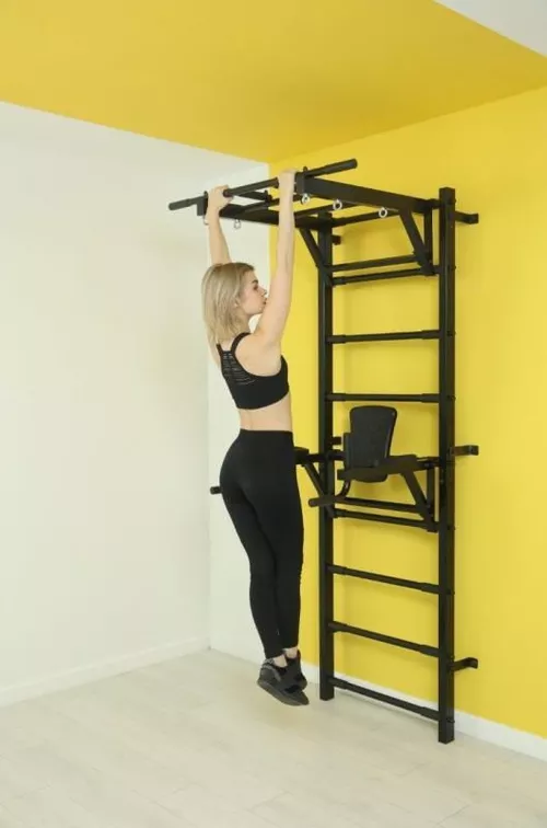 купить Шведская стенка Romana DSK (11.05.07+11.05.03+11.05.08) Black Matt шведская стенка в Кишинёве 