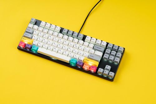 купить Игровая клавиатура Varmilo APT87 CMYK, C-TK Red, White Led в Кишинёве 