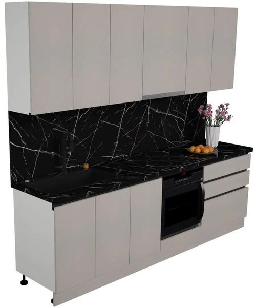 cumpără Mobilă pentru bucatarie ArtFlame GOLA New Grey (2.6 m.l.) în Chișinău 