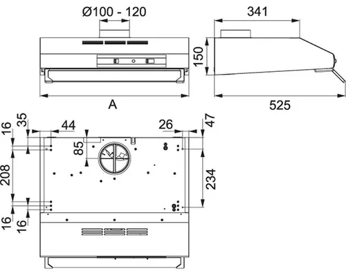 купить Вытяжка Franke 300.0553.093 FTT 632F XS Inox в Кишинёве 