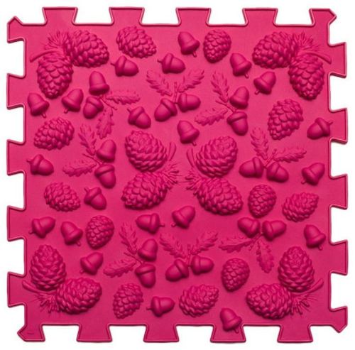 cumpără Covoraș de joacă Ortek 10261 Коврик-пазл массажный 26х26 cm Acorns în Chișinău 