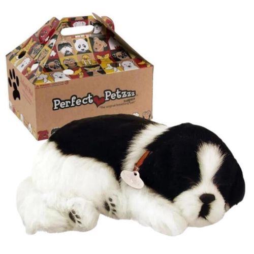 купить Мягкая игрушка Perfect Petzzz 91-01 Cățeluș Border Collie cu imitație de respirație в Кишинёве 