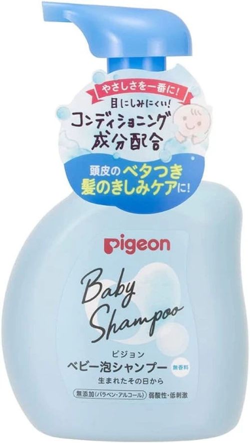 Шампунь-пенка Pigeon для младенцев 0+, без запаха 350 мл 