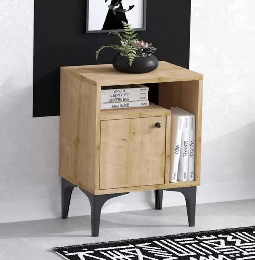купить Тумбочка Trendy Nuno, Stejar safir, 40x55x35cm в Кишинёве 