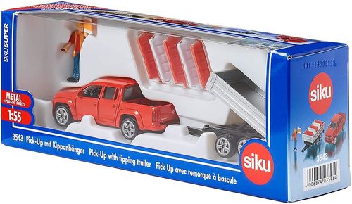 cumpără Mașină Siku  3543 Pick-Up with tipping trailer în Chișinău 