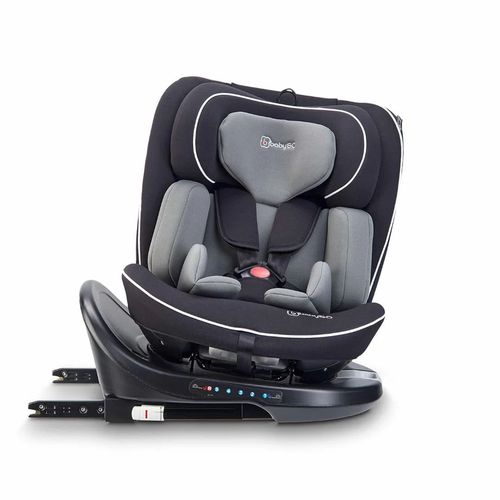 Scaun auto rotativ cu isofix BabyGo Nova 2 Black (0 - 36 kg) certificat R129 