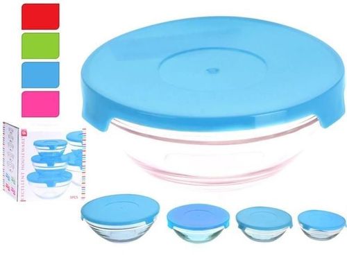 купить Контейнер для хранения пищи Excellent Houseware 18434 Набор емкостей стеклянных 5шт в Кишинёве 