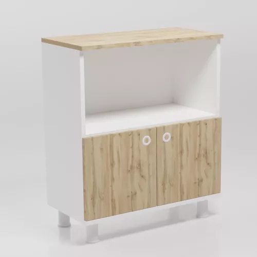 купить Тумба Smartex Printer Белый/Дуб Тёмный в Кишинёве 