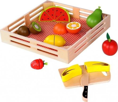 cumpără Jucărie Tooky Toy R25 /12 (47602) Set de fructe din lemn TKI014 în Chișinău 