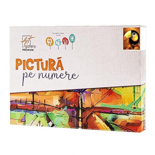 купить Картина по номерам Art Gallery CX3533 20x30cm Micul tucan в Кишинёве 