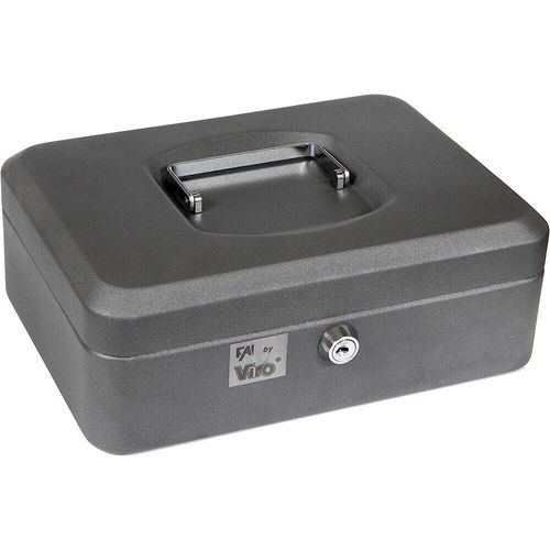 cumpără Cashboxe Viro 5281 Silver (90x250x180) cu cheie, art.03.032 în Chișinău 