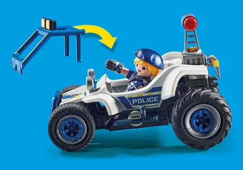 cumpără Mașină Playmobil PM70570 Police Off-Road Car with Jewel Thief în Chișinău 
