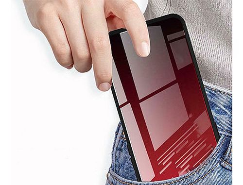 cumpără 490014 Husa Screen Geeks Glaze Xiaomi Redmi Note 8 Pro, Black & Red (чехол накладка в асортименте для смартфонов Xiaomi) în Chișinău 