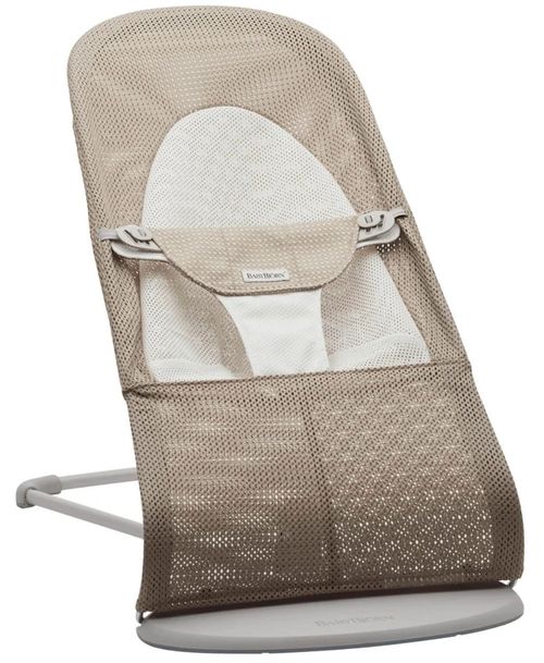 Balansoar BabyBjorn Balance Soft Grey Beige/White, Mesh 