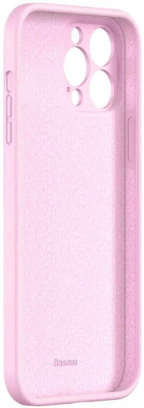 купить Чехол для смартфона Baseus Liquid Silica Gel Protective iPhone 13 Pro, Pink в Кишинёве 