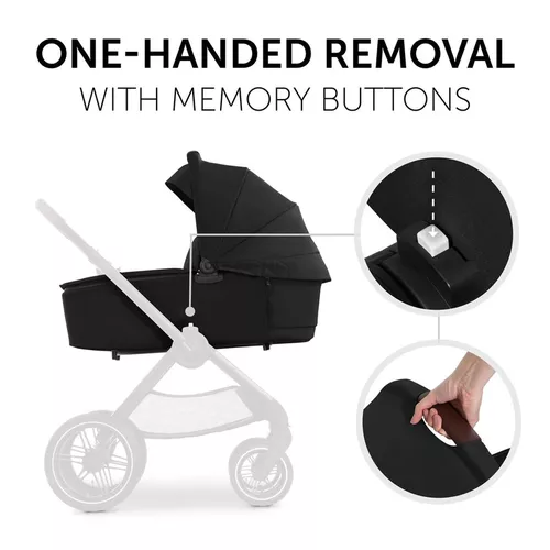 купить Детская коляска Hauck Carucior 2in1 Walk N Care Air Set Black в Кишинёве 