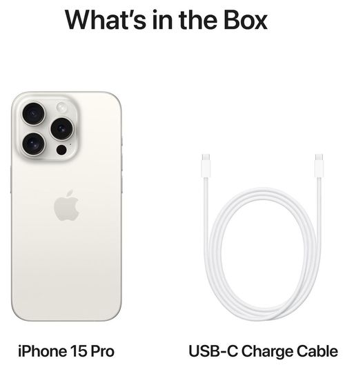 купить Смартфон Apple iPhone 15 Pro 128GB White Titanium MTUW3 в Кишинёве 