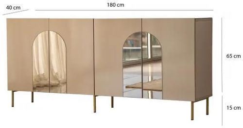 cumpără Comodă Trendy Roma, Bronz, Aur (GTR001220) în Chișinău 