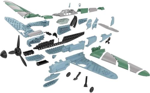 cumpără Set de construcție Revell 63653 RV Masina de asamblat Messerschmitt Bf109G-6, 58563 în Chișinău 