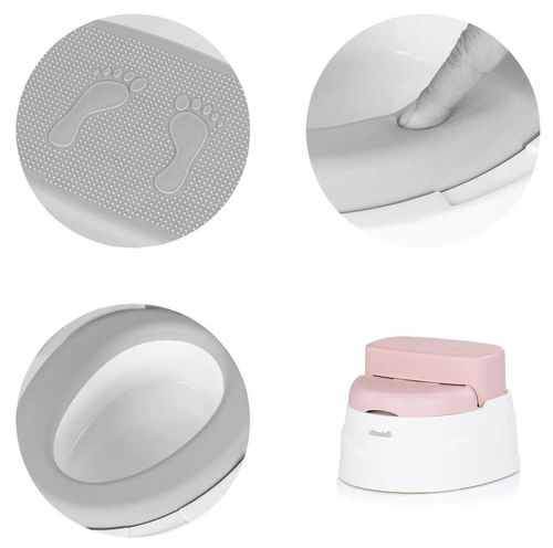 cumpără Oală Chipolino GPZSS0253PI 2в1 Step-2 Pink, подставка для ножек în Chișinău 